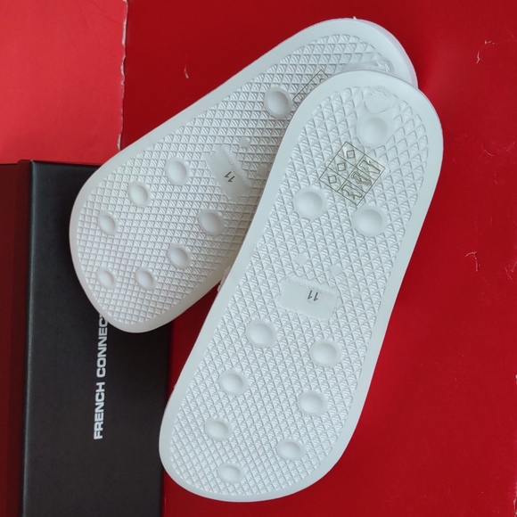 BRAND NEW FRENCH CONNECTION FITCH SLIP ON SLIDE SANDALS - Picture 9 of 16